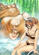 怪獣ネコパンチ_第24話_温泉、巨大ネコ占拠！